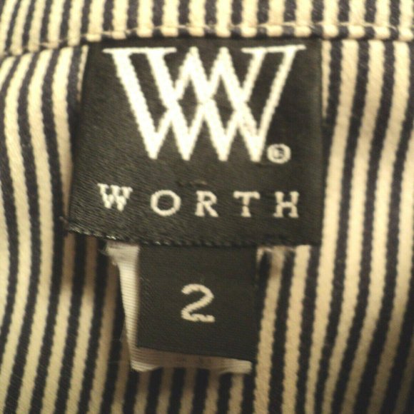 Worth Size 2 Cropped Jacket Black & Gray-Cream - Picture 5 of 5